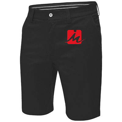 पुरुषों के आकस्मिक खिंचाव गोल्फ शॉर्ट्स पॉलिएस्टर स्पैन्डेक्स त्वरित सूखी सांस गोल्फ शॉर्ट्स